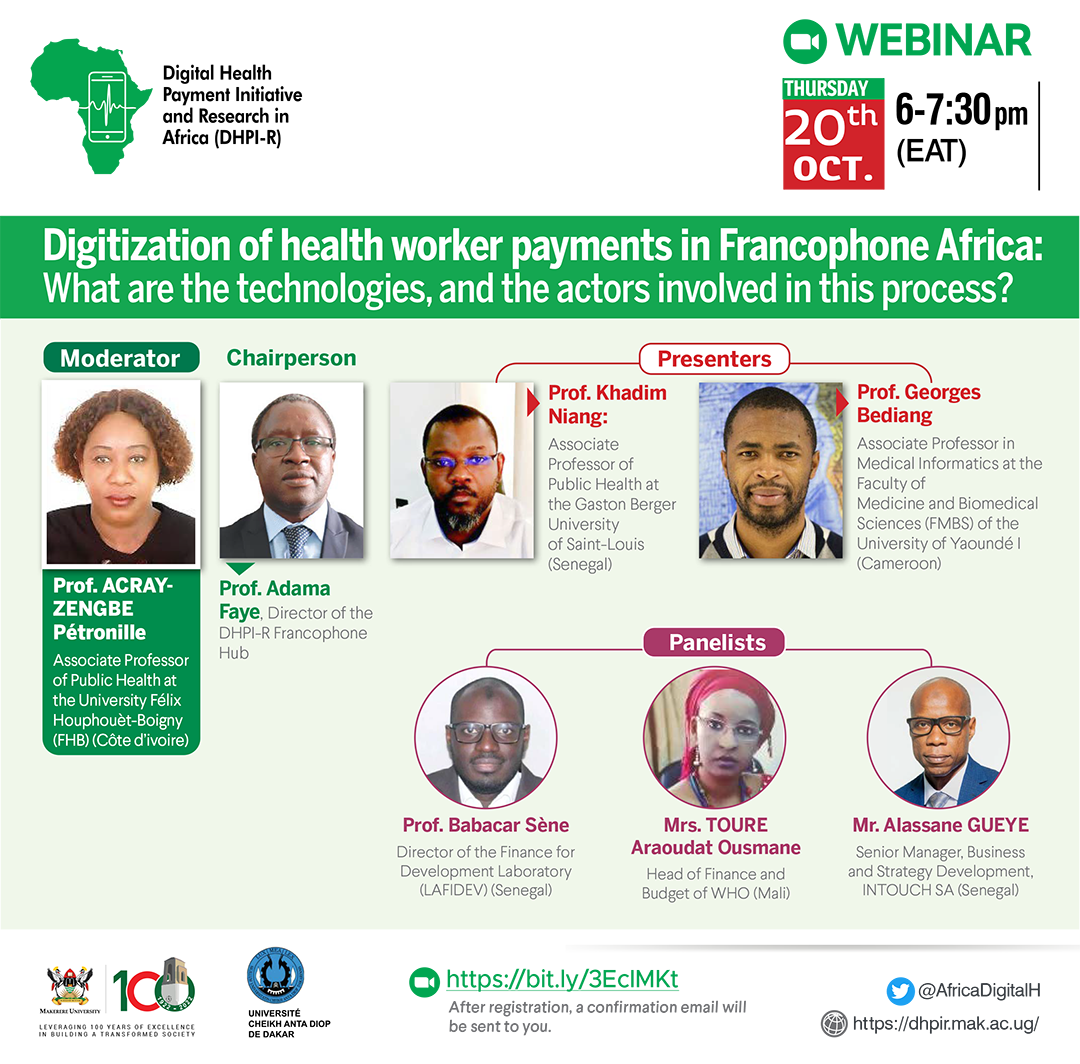 Digitalization of health worker payments in French-speaking sub-Saharan Africa: What technologies and actors are involved in this process?