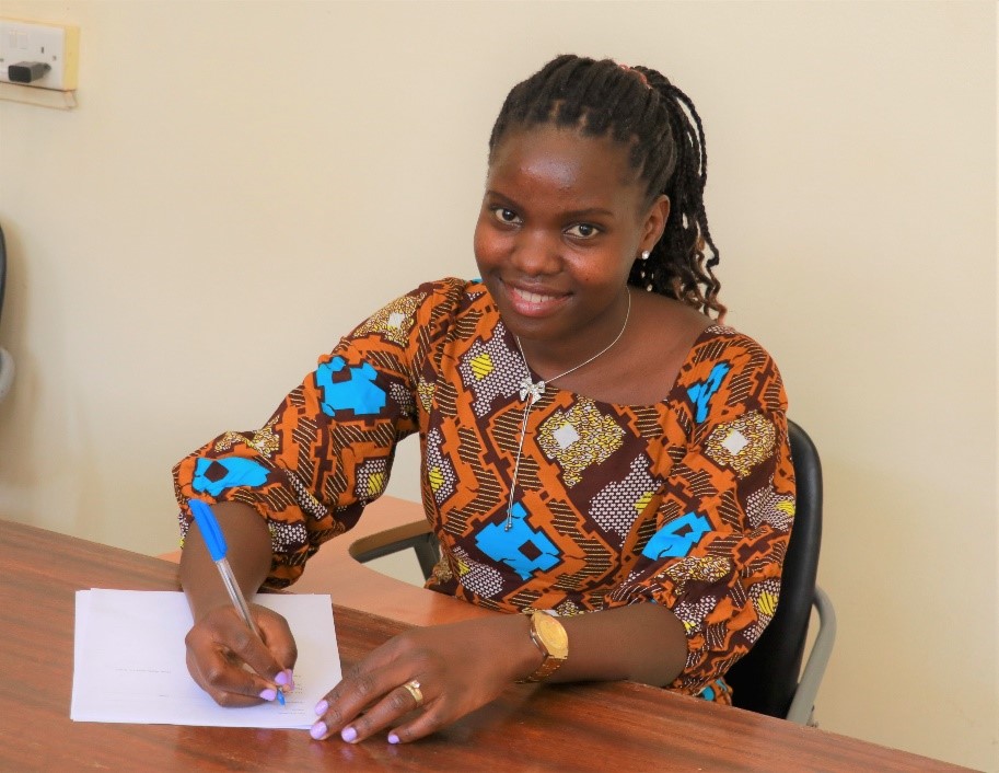 Priscilla Namuyonga, a DHPI-R grant beneficiary (Uganda)